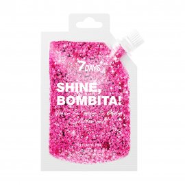 7Days Гель-глиттер для волос лица и тела Shine Bombita!