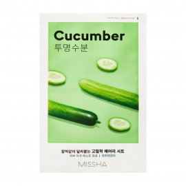 Missha Airy Fit Маска тканевая увлажняющая для сухой кожи лица Cucumber 19гр