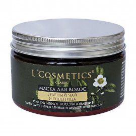 L'Cosmetics Маска для волос Зеленый чай и пшеница 250мл