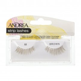 Andrea Mod Strip Lashes 53 Brown Накладные ресницы коричневые