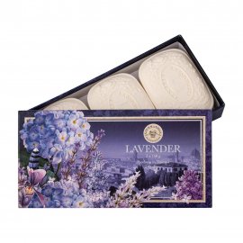 Gourmandise Набор Мыло Lavender 3шт*150гр