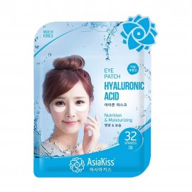 AsiaKiss Hyaluronic Патчи тканевые для области под глазами с гиалуроновой кислотой 32шт 25мл