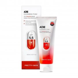 PrettySkin Пенка для глубокого очищения проблемной кожи Acne pH5.5 150мл