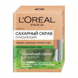 L'Oreal Paris Сахарный Скраб Скраб для лица очищающий 50мл