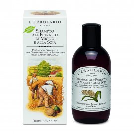 L'erbolario Шампунь для волос c экстрактом пшеницы и сои Shampoo With Millet Extract And Soya 200мл