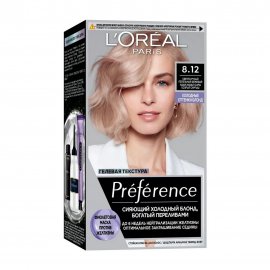 L'Oreal Paris Preference Краска для волос 8.12 Светло-русый пепельный бежевый