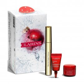 Clarins All About Eyes Набор Тушь 01+Концентрат для кожи вокруг глаз 3мл+База под макияж 4мл