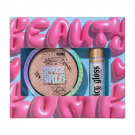 Beauty Bomb Набор Хайлайтер Space Girls 03+Блеск Juicy 01