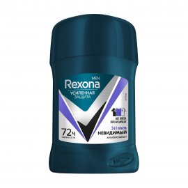 Rexona Men Усиленная защита Дезодорант-антиперспирант стик Невидимый 50мл