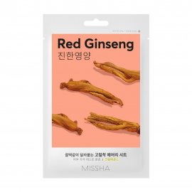 Missha Airy Fit Маска тканевая питательная с экстрактом Красного женьшеня 19гр