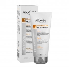 Aravia Professional Маска мультиактивная 5в1 для регенерации ослабленных волос 200мл