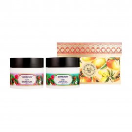 Gourmandise Набор Папайя Манго Марула Крем-суфле 200мл+Скраб 200мл