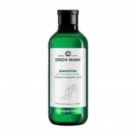 Green Mama Формула Тайги Шампунь для жирных волос Черная смородина и крапива 400мл