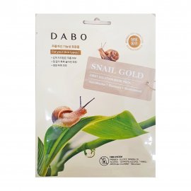 Dabo First Solution Маска тканевая для лица с муцином улитки и биозолотом 23гр