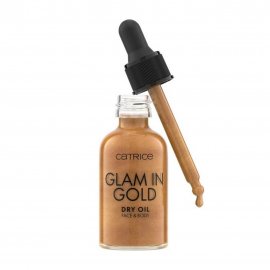 Catrice Масло для лица и тела с шиммером Glam In Gold Dry Oil 010
