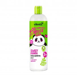 Vilenta Гель-шампунь детский 2в1 Sweet Panda Арбуз и Ананас 400мл