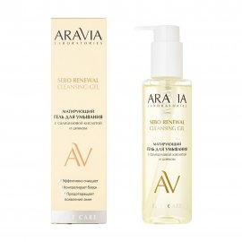 Aravia Laboratories Гель матирующий для умывания с салициловой кислотой и цинком 200мл