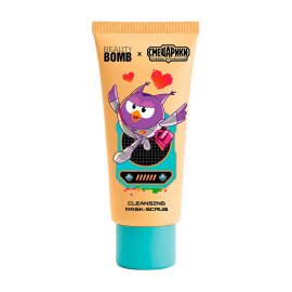 Beauty Bomb Маска-скраб очищающая для лица с каолином и бамбуковым углем Смешарики 50мл