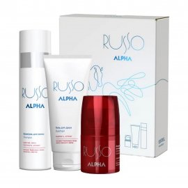 Estel Men Alpha Russo Набор Шампунь 250мл+Гель для душа 200мл+Дезодорант-ролик 75мл