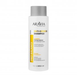 Aravia Professional Шампунь против перхоти для сухой кожи головы 400мл