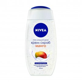 Nivea Гель-уход для душа Крем-скраб Манго 250мл