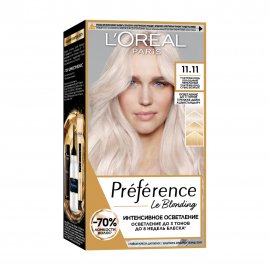 L'Oreal Paris Preference Краска для волос 11.11 Ультраблонд холодный пепельный