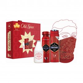 Old Spice Men Набор Captain Гель-шампунь 2в1 250мл+ Дезодорант-спрей 150мл+Лосьон после бритья 100мл