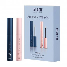 Xlash All Eyes On You Набор Сыворотка для роста ресниц 3мл+Бальзам для губ 6мл