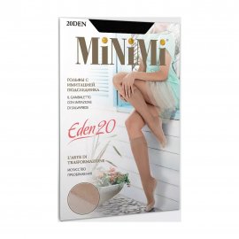 Minimi Гольфы Eden с имитацией подследников 20 den