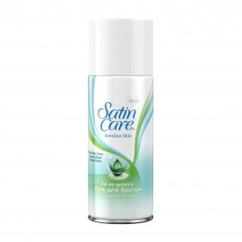 Gillette Satin Care Гель для бритья для чувствительной кожи Sensitive Skin Алоэ Вера 75мл