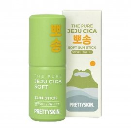 PrettySkin The Pure Jeju Cica Soft Стик солнцезащитный для лица и тела с центеллой азиатской 14гр