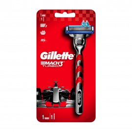 Gillette Men Mach3 Turbo Станок бритвенный с 1 сменной кассетой
