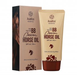 AsiaKiss Horse Oil BB-крем для лица с экстрактом лошадиного жира 60мл