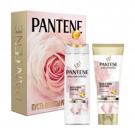Pantene Pro-V Miracles Набор Пусть волосы расцветают Шампунь Объем от корней 300мл+Бальзам-ополаскив