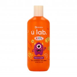 Ural Lab Kids Шампунь-гель-пена 3в1 Озорная дыня 3+ 400мл
