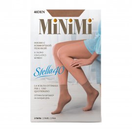 Minimi Носки Stella 2 пары 40 den UNI caramello