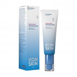 Icon Skin Крем увлажняющий для проблемной кожи лица с ниацинамидом Moist&Heal 50мл
