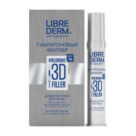 Librederm Гиалуроновый Филлер 3D Крем дневной для лица SPF15 30мл