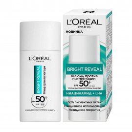 L'Oreal Paris Bright Reveal Флюид для лица против пигментации SPF50+ 50мл