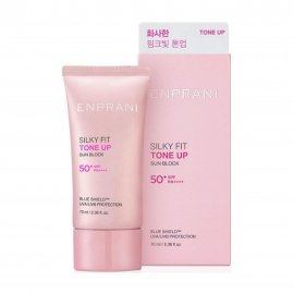 Enprani Silky Fit Tone Up SPF50 Крем солнцезащитный тонизирующий для лица 70мл