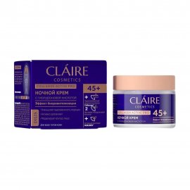 Claire Cosmetics Collagen Active Pro Крем ночной для лица 45+ 50мл