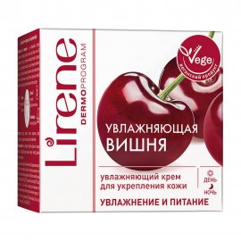 Lirene Vege Крем для лица День и ночь Увлажняющая вишня 50мл