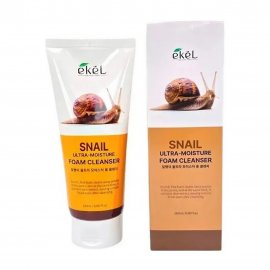 Ekel Ultra-Moisture Пенка для умывания с муцином улитки 180мл