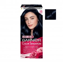 Garnier Color Sensation Роскошь цвета Крем-краска для волос 4.10 Ночной сапфир
