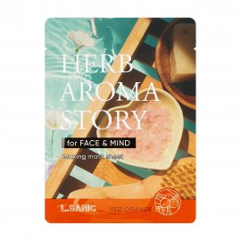 L.Sanic Herb Aroma Story Маска тканевая с экстрактом красного апельсина и эффектом ароматерапии 25мл