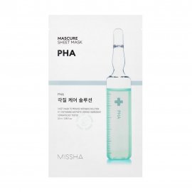 Missha Mascure Маска тканевая отшелушивающая для тонкой и чувствительной кожи лица PHA 28мл