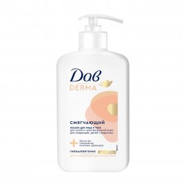 Dove Derma Лосьон гипоаллергенный смягчающий для лица и тела 280мл