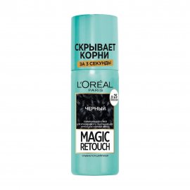L'Oreal Paris Magic Retouch Спрей тонирующий Черный