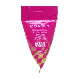 Consly Mini To Go Скраб для лица с содой и коллагеном 7гр