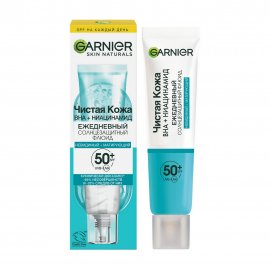 Garnier Skin Naturals Флюид солнцезащитный ежедневный матирующий для лица Чистая кожа SPF50+ 40мл